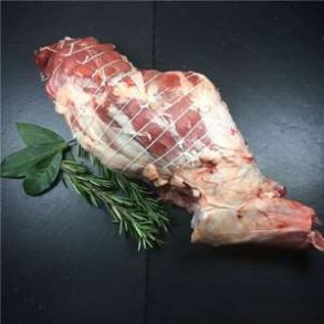 Viandes et Charcuterie-gigot agneau préparé environ 1.2kg-BARON Sylvain