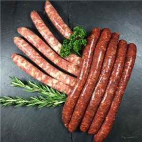 Le veau-Mixte Chipolatas Merguez - 600 grs env.-BARON SYLVAIN- Charc