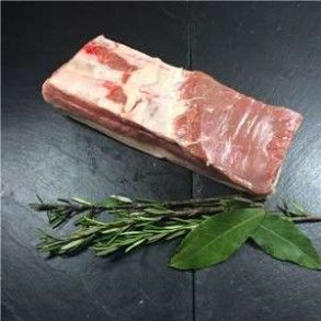 Viandes et Charcuterie-Poitrine de porc fraîche 500g-BARON SYLVAIN - Porc