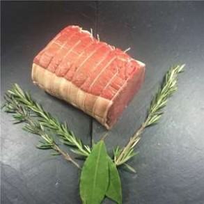 Viandes et Charcuterie-Rosbif Bardé 1kg-BARON Sylvain