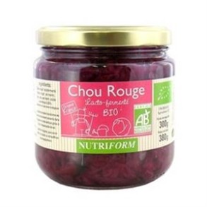 Légumes prêts à l'emploi-Chou Rouge Lacto bio bocal 380g-BIODIS