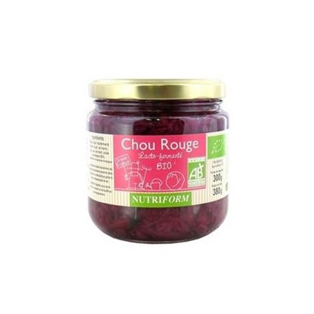 Chou Rouge Lacto bio bocal 380gLégumes prêts à l'emploiBIODIS