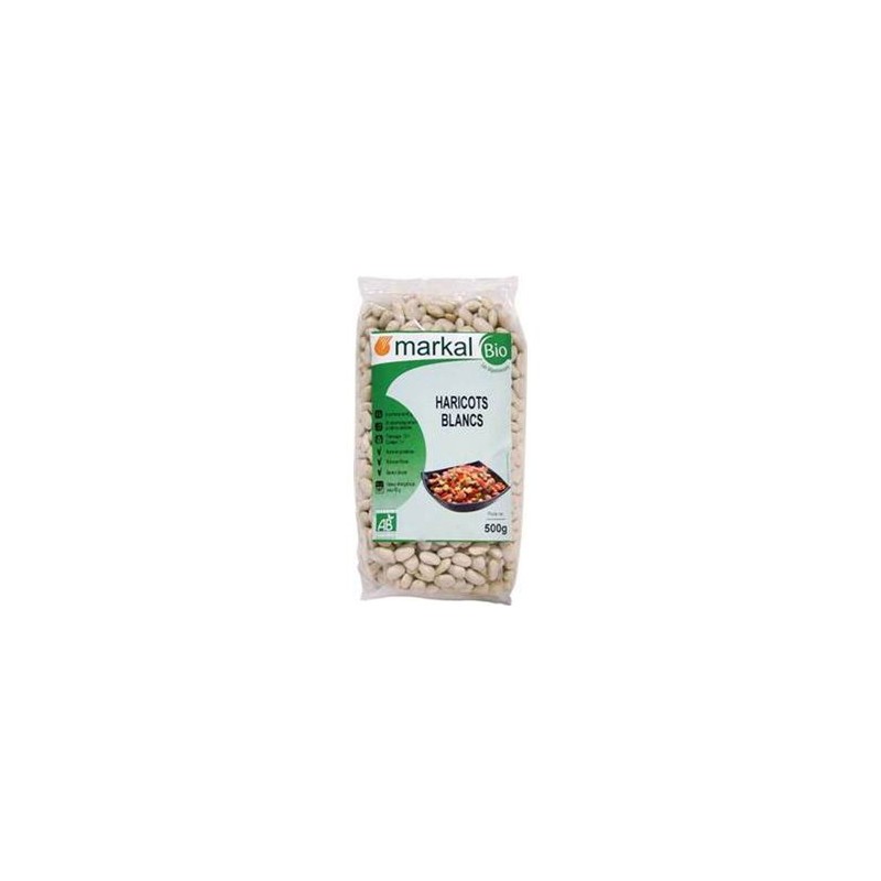 Produits Bio Haricots Blancs bio sachet 500grs BIODIS