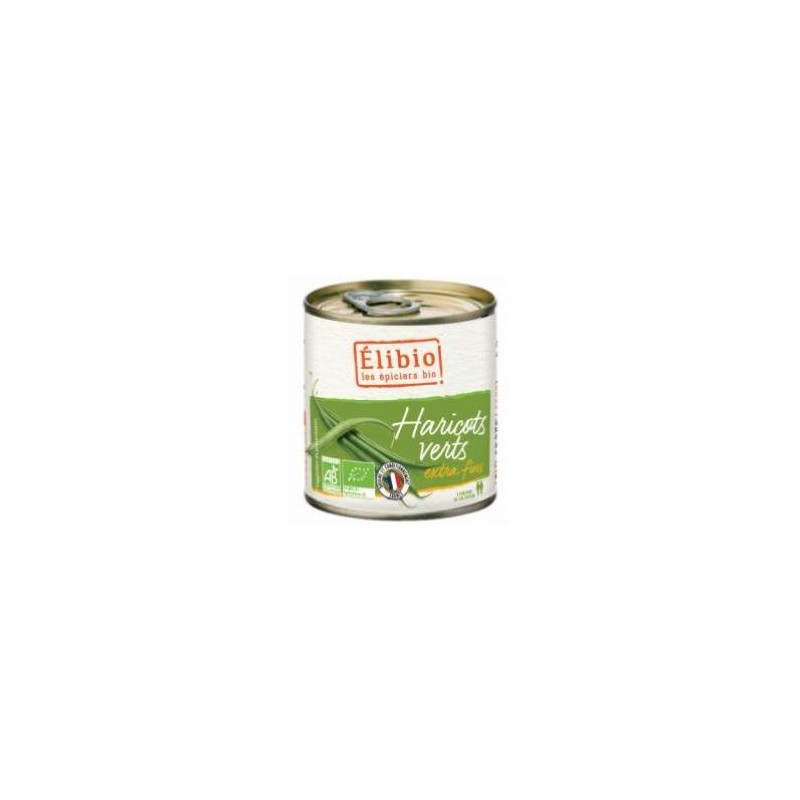 Produits Bio Haricots vert Elibio (conserve)- 400 g ELIBIO