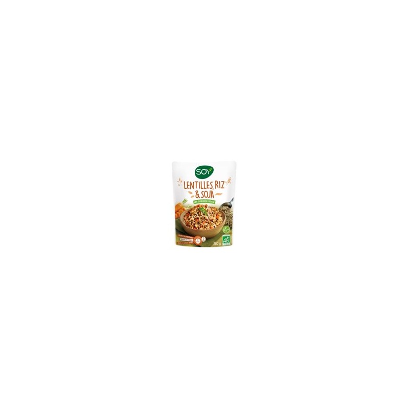 Fruits et légumes secs Lentilles riz et soja Bio- 250grs BIODIS FRAIS Fruits et légumes secs Lentilles riz et soja Bio- 250grs BIODIS FRAIS
