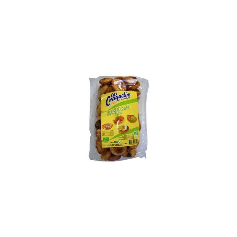 Produits Bio Mini toasts Craquelins bio BIODIS