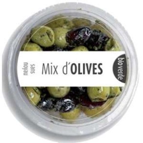 Conserves de légumes Mix Olive Verte et Noire AB BIODIS
