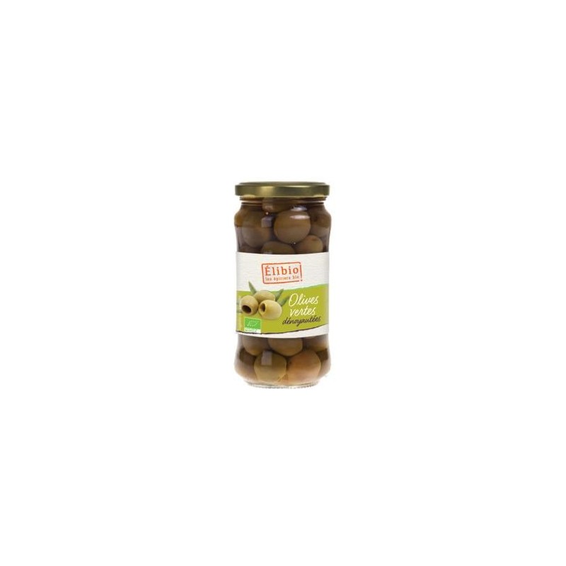 Olives vertes sans noyau-170gfruits secsAsso élibio