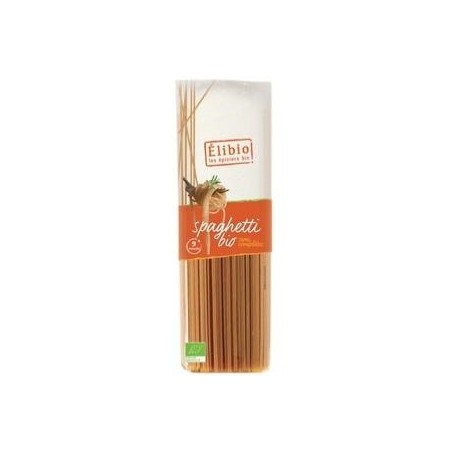 Pâtes spaghetti 1/2 complete Elibio 500grles pâtesAsso élibio