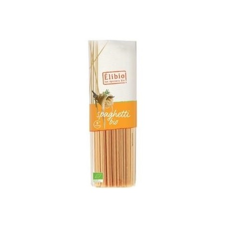 Pâtes spaghetti Blanches Elibio- 500grles pâtesAsso élibio