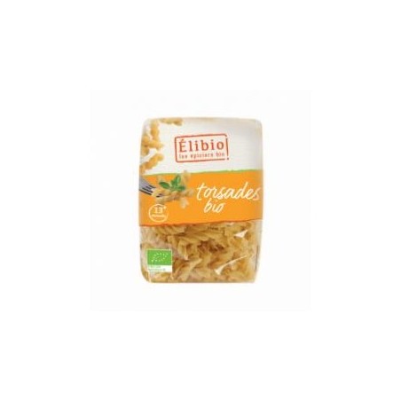 Pâtes Torsades Blanches Elibio 500grles pâtesAsso élibio