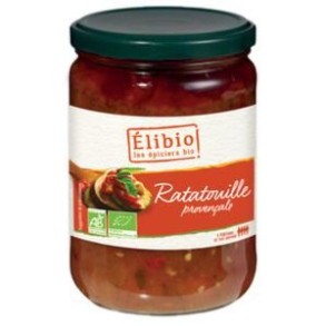 Conserves de Légumes-Ratatouille Elibio - bocal 650 grs-ELIBIO