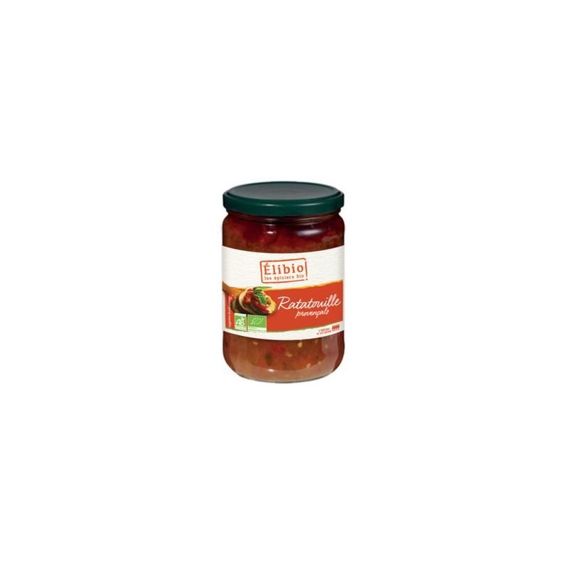 Conserves de Légumes-Ratatouille Elibio - bocal 650 grs-ELIBIO