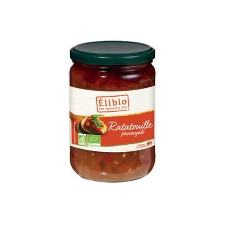 Ratatouille Elibio - bocal 650 grsPlats cuisinésAsso élibio