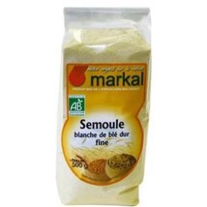 Produits Bio Semoule de Blé Blanche bio 500 grs BIODIS