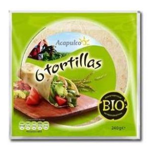Biscuits apéritifs-Tortillas Galettes x 6 AB-BIODIS