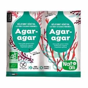 Farine, sucre, préparation-Agar Agar AB Sachet /2-BIODIS