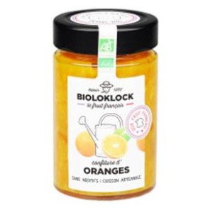 Confitures, miel et tartinable Bio-Confiture Orange Corse bio -230 grs-BIODIS