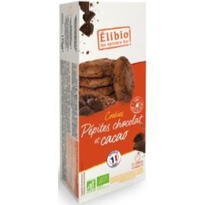 Pâtisserie et biscuits-Cookies Pépites Chocolat Elibio AB-ELIBIO