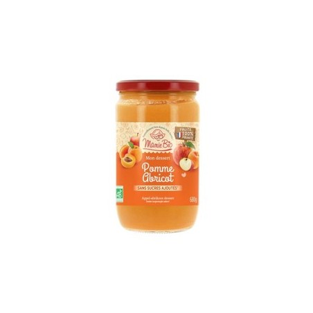 Dessert pomme abricot bio-680 grsConfitures, crêpes, galettesBIODIS