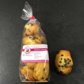 Pâtisserie et biscuits-Madeleines pépites chocolat - Sachet 200 grs-LA FABRIQUE