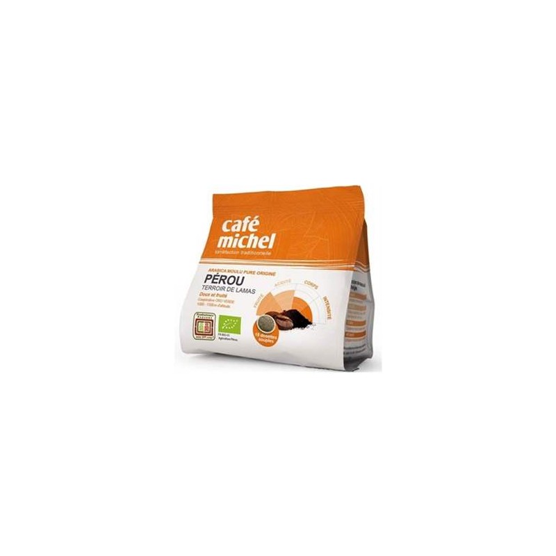 Cafés-Café Pérou Dosettes bio-18 dosettes-BIODIS Cafés-Café Pérou Dosettes bio-18 dosettes-BIODIS