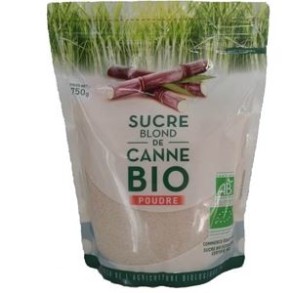 Produits Bio Sucre Blond de canne poudre Doypack AB BIODIS
