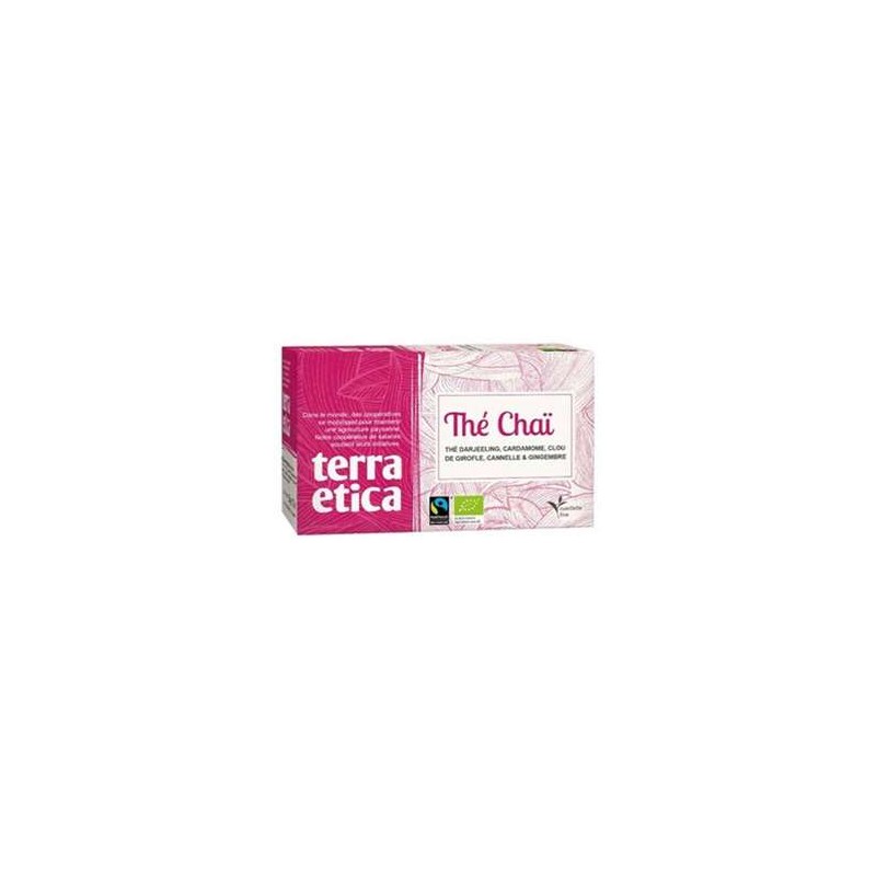 Produits Bio Thé Chaï AB Terra Etica 20 sachet BIODIS