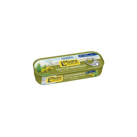 Filet de maquereaux huile OliveConserve de poissonBIODIS