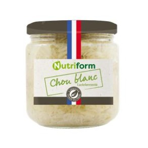 Légumes prêts à l'emploi-Chou Blanc Lacto bio-bocal 380 grs-BIODIS