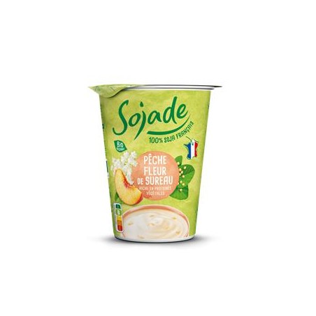 Sojade pêche fleur sureau bio- 400 grsProduits non lactés bioBIODIS FRAIS