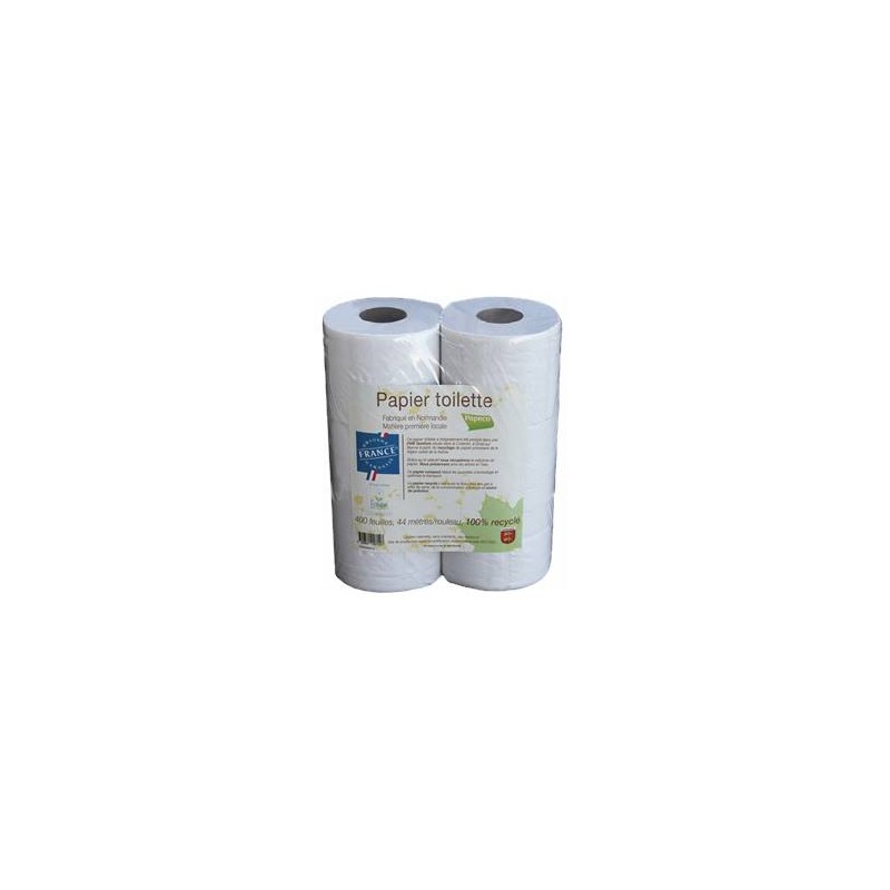 Produits Bio papier toilette blanc- 6 rouleaux BIODIS