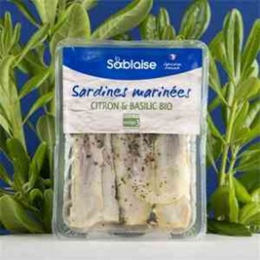 Sardines Marinées citron Basilic AB-Lait et beurre-BIODIS FRAIS