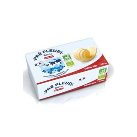 Beurre 1/2 sel  Pré-Fleuri  250 grsLait et beurreBIODIS FRAIS