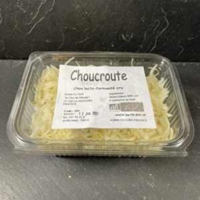 Autres produits frais-Choucroute crue bio- 500 grs-RONAN LE GALL