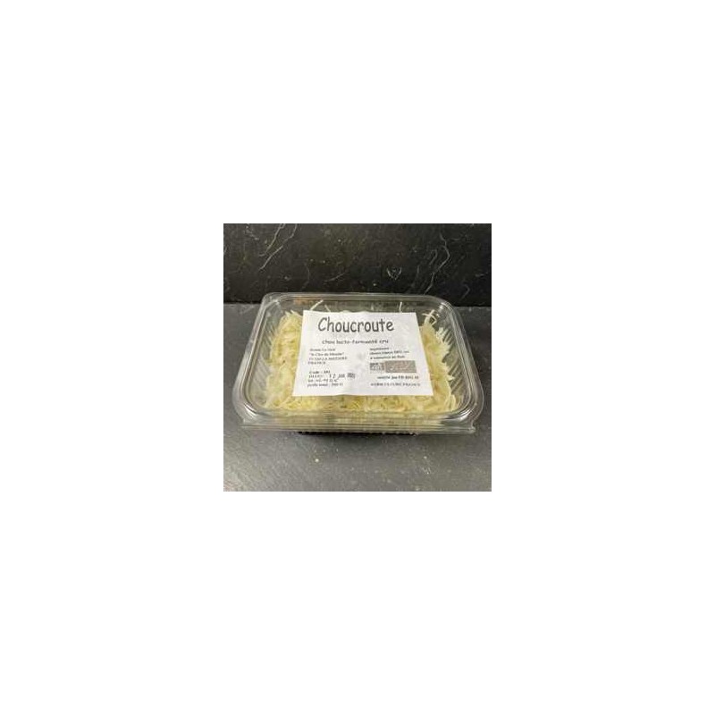Autres produits frais-Choucroute crue bio- 500 grs-RONAN LE GALL Autres produits frais-Choucroute crue bio- 500 grs-RONAN LE GALL