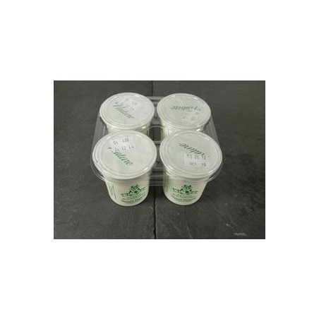 Yaourt nature- Lot de 4Yaourts (vache)FERME DE LA SABLONNIERE