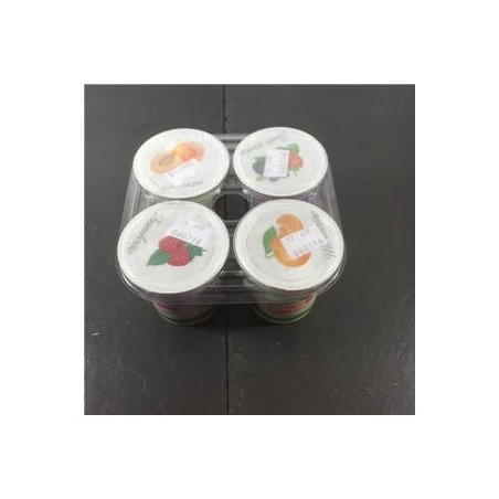 Yaourt brassé aux fruits- Lot de 4Yaourts (vache)FERME DE LA SABLONNIERE