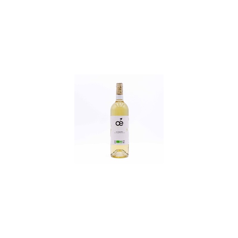 Vin blanc-Languedoc AOC Vin blanc Oé bio 75cl-BIODIS