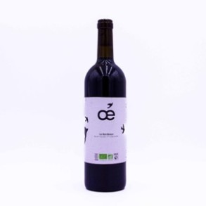 vin rouge-Bordeaux AOC vin rouge Oé bio 75cl-B-Oe