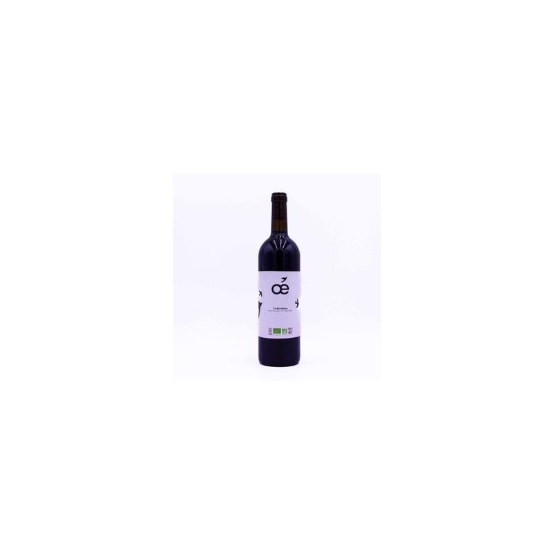vin rouge-Bordeaux AOC vin rouge Oé bio 75cl-B-Oe