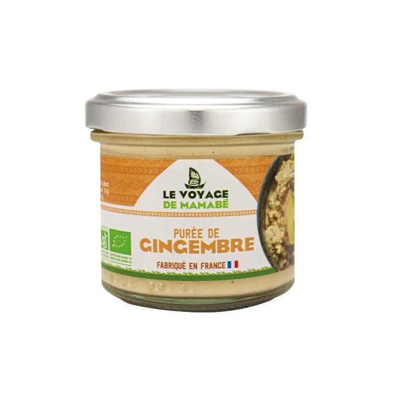 Produits Bio Purée Gingembre bio- pot 100 grs BIODIS Produits Bio Purée Gingembre bio- pot 100 grs BIODIS