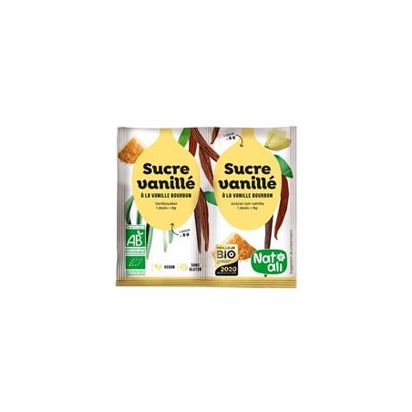 Sucre Vanillé bio- 2 sachetsSucre et aide à la patisserieBIODIS