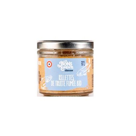 rillettes de truite fumée bio- 90 grsPoissonnerieBIODIS