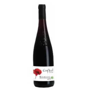 vin rouge-Vin rouge Bourgueil Coq'licot AOC Bio-BIODIS