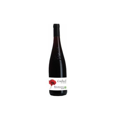 Vin rouge Bourgueil Coq'licot AOC BioLe vinBIODIS