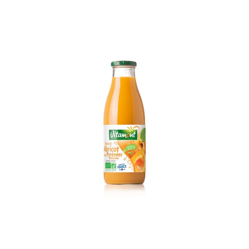 Jus de fruits et cidres bio-Nectar d'abricot - 75 cl-BIODIS