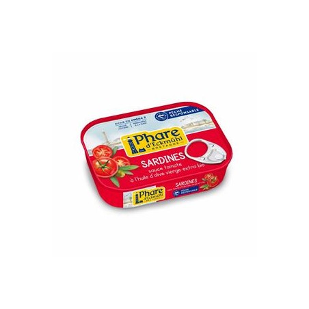 Sardines sauce tomate - 135 gPoissonnerieBIODIS