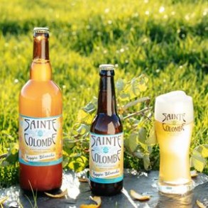 Bières bretonnes-Bière Hoppy blanche St colombe- 75 cl-BRASSERIE SAINTE COLOMBE
