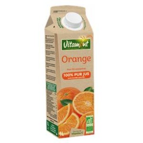 Pur jus d'orange bio brique - 1 litre-Boisson-BIODIS